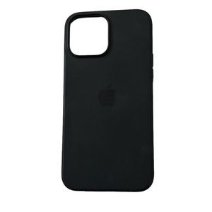 Apple iPhone 13 Pro Max black silicone case
